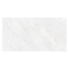 Piso Cerâmico Marmorizado Polido Borda Reta Interno 63x122cm Supra Ônix Bianco P63530 Embramaco