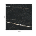 Piso Cerâmico Marmorizado Polido Borda Reta Interno 75x75cm Eclipse Cerbras