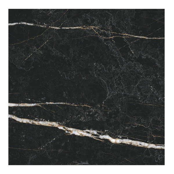 Piso Cerâmico Marmorizado Polido Borda Reta Interno 75x75cm Eclipse Cerbras