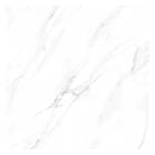 Piso Cerâmico Marmorizado Polido Borda Reta Interno 85x85cm Mont Blanc P85005 Embramaco