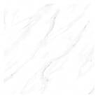 Piso Cerâmico Marmorizado Polido Borda Reta Interno 85x85cm Mont Blanc P85005 Embramaco