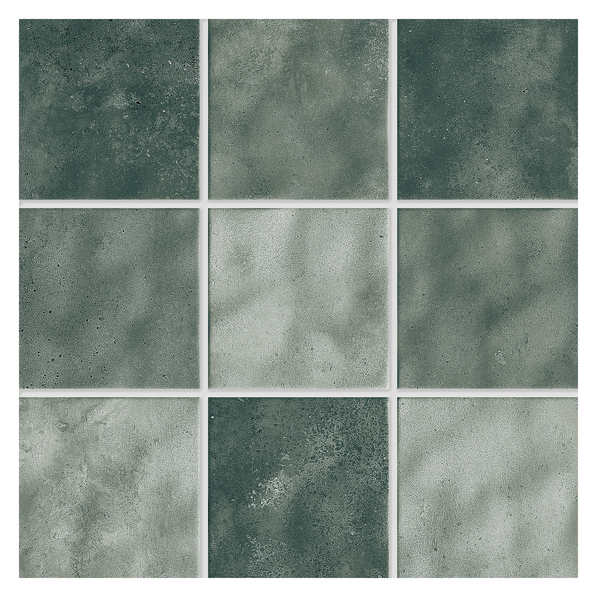 Piso Cerâmico Pastilhado Brilhante Borda Arredondada Externo 34x34cm PPF34020 Incefra