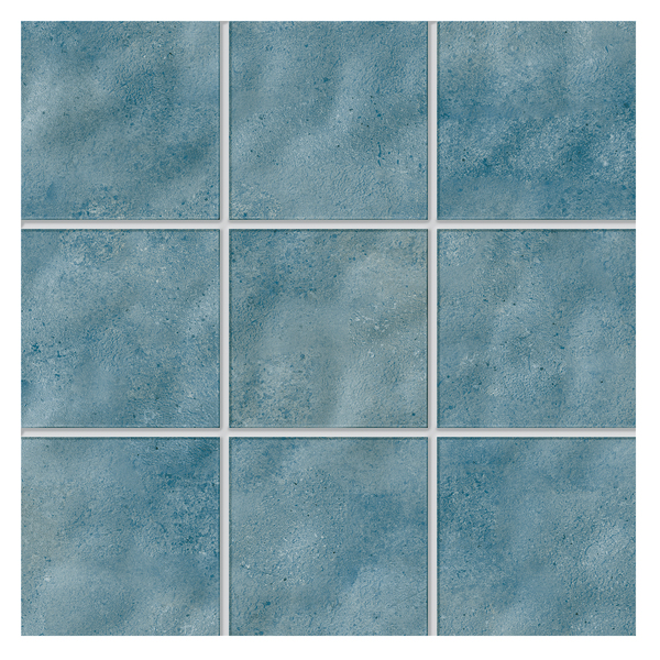 Piso Cerâmico Pastilhado Brilhante Borda Arredondada Externo 34x34cm PPF34030 Incefra