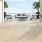 Piso Cerâmico Pedra Borda Arredondada Externo 57x57cm Caribe Bege Cerbras