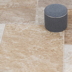 Piso Cerâmico Pedra Acetinado Borda Arredondada Externo 60,5x60,5cm Carajás Brown HD61428 Artens