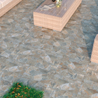 Piso Cerâmico Pedra Granilhado Borda Arredondada Externo 60x60cm Neptune Stone Cinza Angelgres