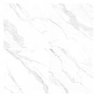 Piso Cerâmico Marmorizado Polido Borda Reta Interno 81x81cm Place Formigres