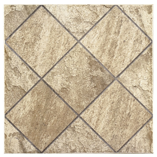 Piso Cerâmico Semi-Brilho Bold Rústico Belfort Bege CA11015 46x46 Casagrês