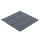 Piso Cola Tátil Direcional de Borracha Cinza Placa Daud