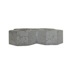 Piso Concregrama de Cimento Quadrado Natural 33X33X8cm Ns Pre Moldados