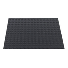 Piso de Borracha Botão Preto 50x50cm Daud