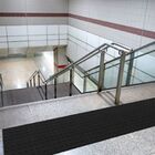 Piso De Demarcação Tátil Alerta Kit 16 Peças 25x25cm Preto Ka