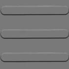 Piso De Demarcação Tátil Direcional Kit 16 Peças 25x25cm Cinz