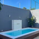 Piso Deck Cimenticio Tipo Madeira 50x50x2,3cm Padrão Europeu