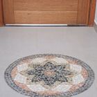 Piso Em Mosaico De Pedras Mandala Indiana Ii R0297 - 80 Cm