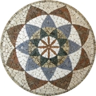 Piso Em Mosaico Mandala Indiana I R0296 - 70 Cm