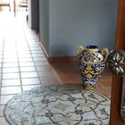 Piso Em Mosaico Romano Floral Renascentista - 150cm