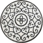 Piso Em Mosaico Romano Itálico - 100cm