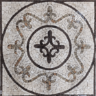 Piso Em Mosaico Romano Pedras Lis I - 100cm