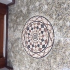 Piso Em Mosaico Romano Semente De Girassol Colorato Ii - 130cm