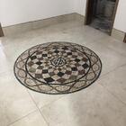 Piso Em Mosaico Romano Semente De Girassol Colorato Ii - 130cm