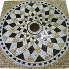 Piso Em Mosaico Romano Semente De Girassol Ii - 150cm