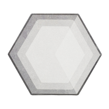 Piso Esmaltado Acetinado Borda Arredondada 17x23cm Cemento Artens