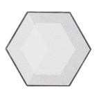 Piso Esmaltado Acetinado Borda Arredondada 17x23cm Cemento Artens