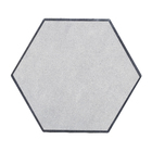 Piso Esmaltado Acetinado Borda Arredondada 17x23cm Cemento Artens