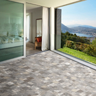 Piso Cerâmico Esmaltado Borda Arredondada 60x60cm modelo São Jose Gray HD61475 Embramaco