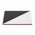 Piso Esmaltado Acetinado Borda Arredondada Geométrico 20x20cm