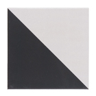 Piso Esmaltado Acetinado Borda Arredondada Geométrico 20x20cm