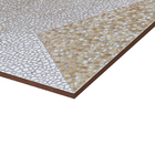 Piso Cerâmico Esmaltado Borda Arredondada 60x60cm modelo Mosaico Beige Geometric HD6124 Artens