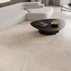 Piso Externo Acetinado Borda Reta 75x75cm Patagonia Beige Granilhado Cerbras