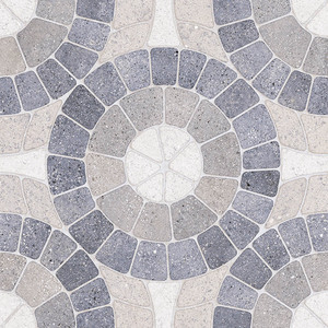 piso ceramico externo decorado esmaltado borda arredondada mosaico blue 51 5x51 5cm ceral