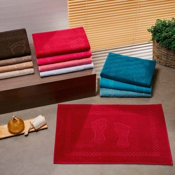 Piso Felpudo Appel 440g/m² - Pezinho Rosa Blush