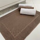 Piso Felpudo Jacquard Dianneli 480g/m² - Quadriculado Damasco