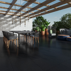 Piso Interno Granito Sta Angelica Preto AC 57x57 m2 Extrata Stones