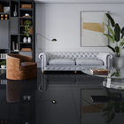 Piso Interno Granito Sta Angelica Preto PO 57x57 m2 Extrata Stones