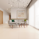 Piso Interno Acetinado Borda Reta 75x75cm Luminatto Beige Cerbras