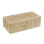 Piso Intertravado Cimento Retangular Amarelo 10x20x6cm Ivemar