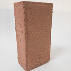 Piso Intertravado Cimento Retangular Vermelho 10x20x6cm Ivemar