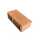 Piso Intertravado de Cimento Retangular Terra-Cota 10X20X8cm Ns Pre Moldados