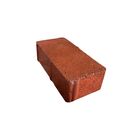Piso Intertravado de Cimento Retangular Vermelho 10X20X4cm Ns Pre Moldados