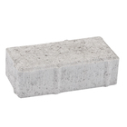 Piso Intertravado Retangular Cinza Natural 10x20cm