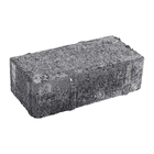 Piso Intertravado Retangular Grafite 10x20cm