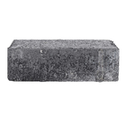 Piso Intertravado Retangular Grafite 10x20cm