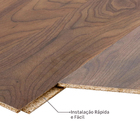 Piso Laminado Click Evidence Cacau Marfim 136x22cm m² Eucafloor