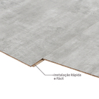 Piso Laminado Click Gran Elegance Concreto 136x44,5cm m² Eucafloor