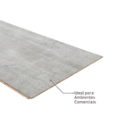 Piso Laminado Click Gran Elegance Concreto 136x44,5cm m² Eucafloor